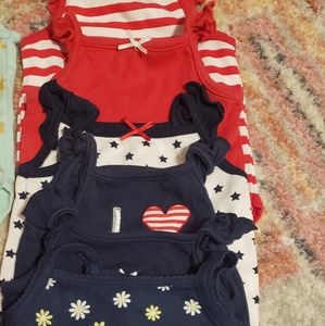 Lot of 8 tank onsies